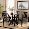 Baxton Studio Noelia Modern and Contemporary Transitional Dark Brown Finished Wood 5-Piece Dining Set 177-11377-10900-Zoro - alternate 7